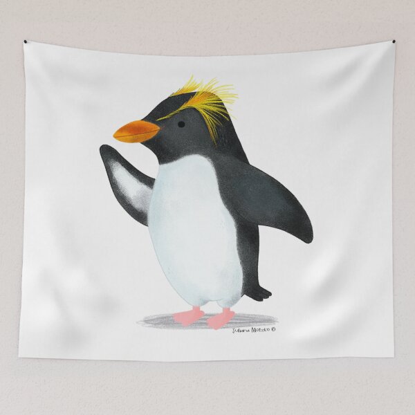 Item preview, Northern Rockhopper Penguin designed and sold by julianamotzko.