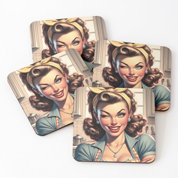 Item preview, Winking 50s Girl 2 designed and sold by Z0Ne.
