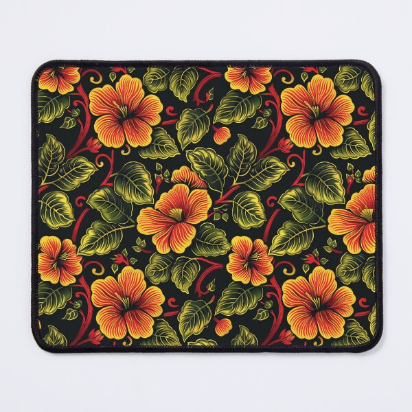 Item preview, Red Green and Gold Africa Floral Print designed and sold by NDaZone.