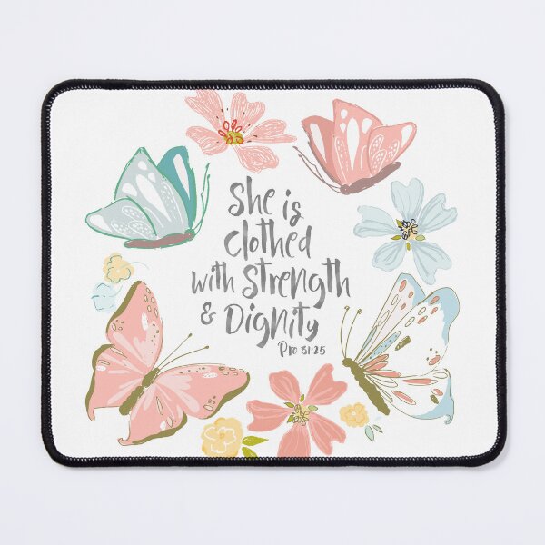 Item preview, She Is Clothed With Strength And Dignity Pro 31 25 Gray designed and sold by amazingjoy.