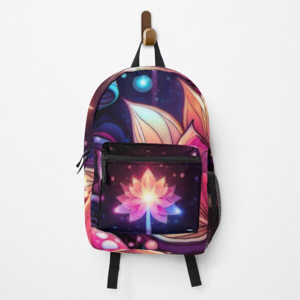 Item preview, Lotus Flower And Mushrooms Psychedelic  designed and sold by BassHeadMomma.