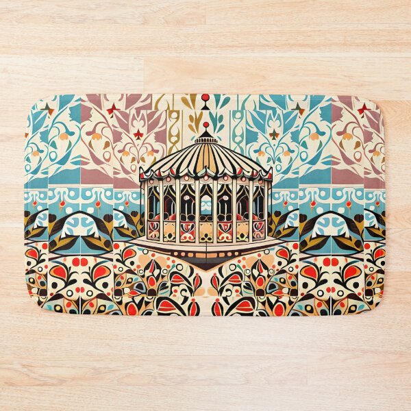 Item preview, Grand Fair Carousel Whimsical Multicolor Floral Music Box designed and sold by Zeporas Castle.