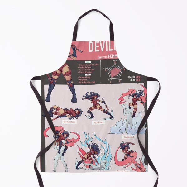 Item preview, Devilina Move Sheet designed and sold by Red-Lion-Comics.