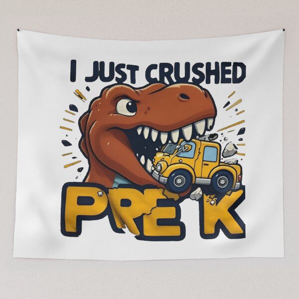 Item preview, I Just Crushed PreSchool Dinosaur T-Rex Gaming Monster Truck,retro gaming designed and sold by venavar.