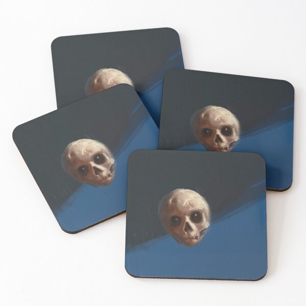 Item preview, floating skull designed and sold by PricklyPeanut.