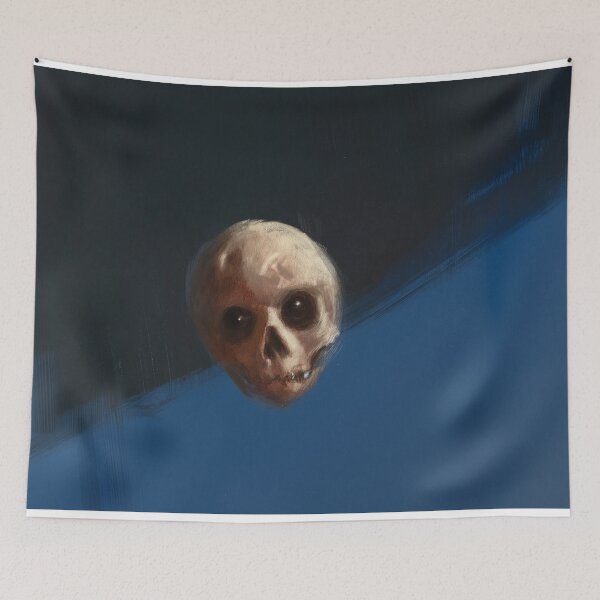 Item preview, floating skull designed and sold by PricklyPeanut.
