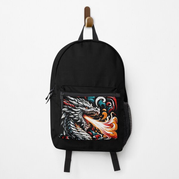 Item preview, Fierce Fire-Breathing Dragon Illustration - Fantasy Art designed and sold by StickaTime.