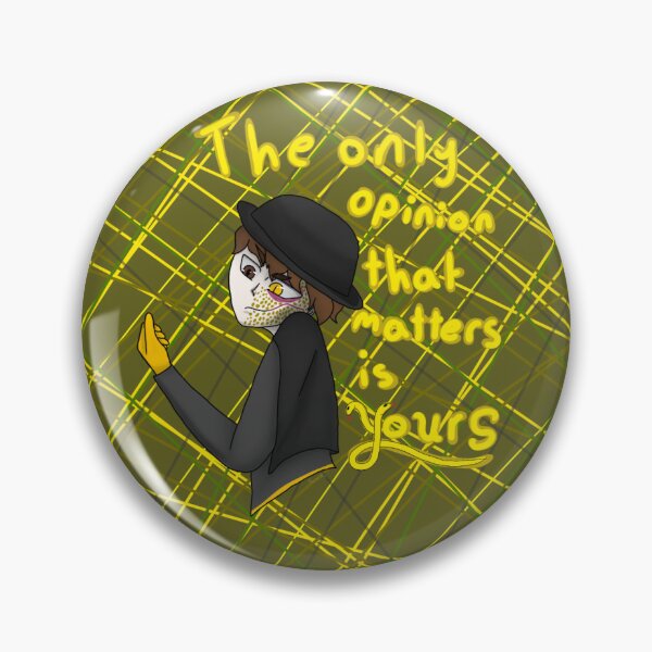 Item preview, Janus Sanders Quote Badge designed and sold by PaperRo.