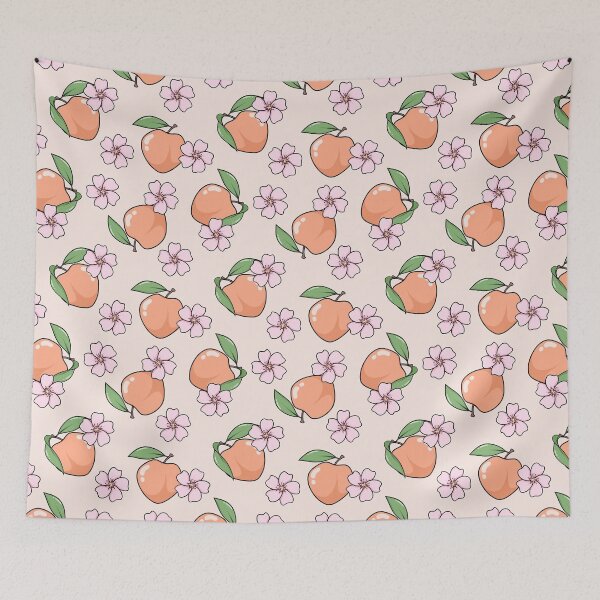 Item preview, Summer Peach Blossom Pattern designed and sold by CreativeDraws42.