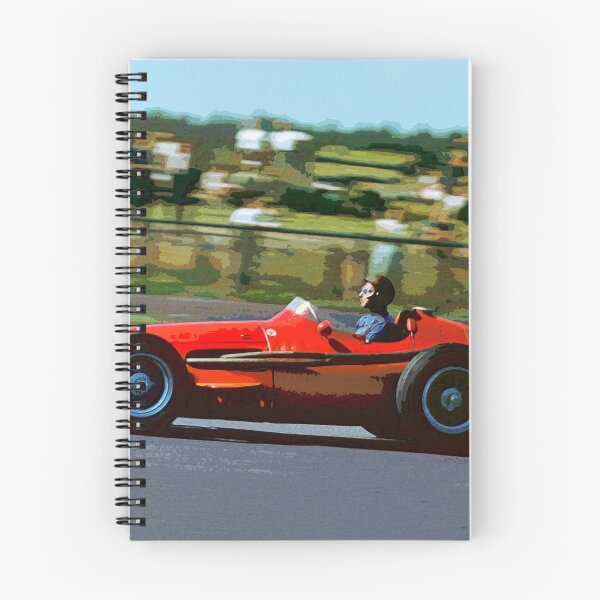 Item preview, Juan Manuel Fangio racing his 1957 Championship winning F1 car watercolor designed and sold by Rodissimus1984.