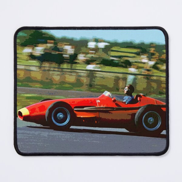 Item preview, Juan Manuel Fangio racing his 1957 Championship winning F1 car watercolor designed and sold by Rodissimus1984.