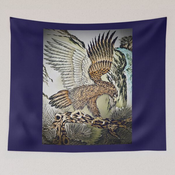 Item preview,  Eagle at the Waterfall  designed and sold by Daruma786.
