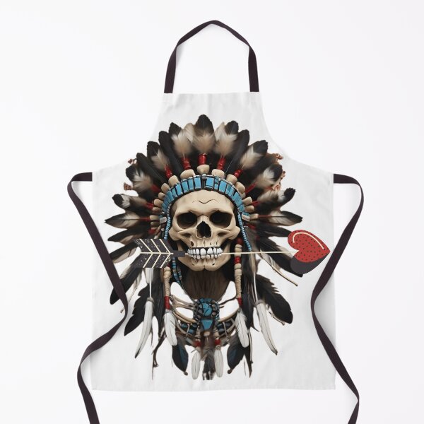 Aperçu de l'œuvre Native American Skull  créée et vendue par ARTIST-BRUSH.