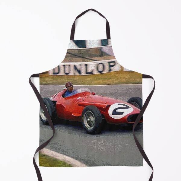 Item preview, Juan Manuel Fangio racing his 1957 250F F1 car abstract designed and sold by Rodissimus1984.