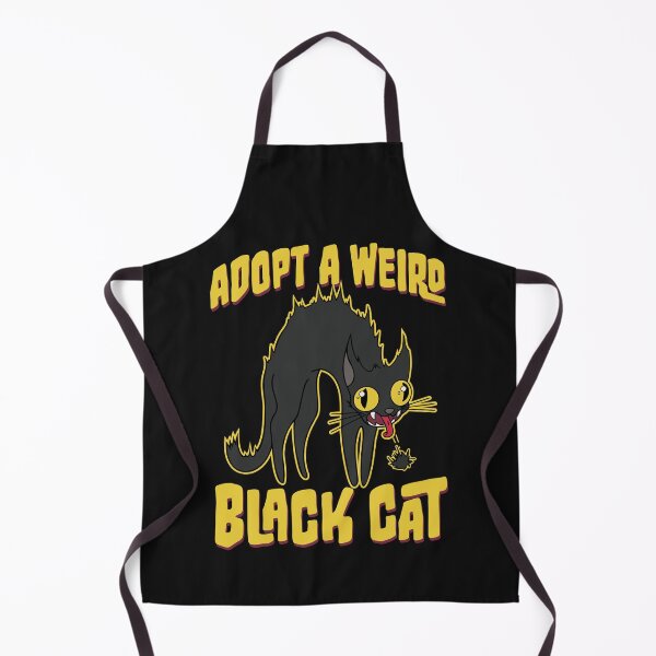 Item preview, Adopt a Weird Black Cat designed and sold by OakenStudio.