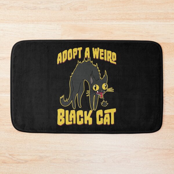 Item preview, Adopt a Weird Black Cat designed and sold by OakenStudio.