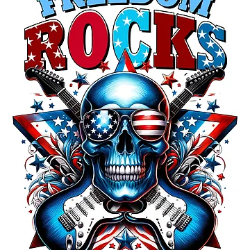 Artwork thumbnail, Freedom Rocks by Bigfoot T-Shirt Co.