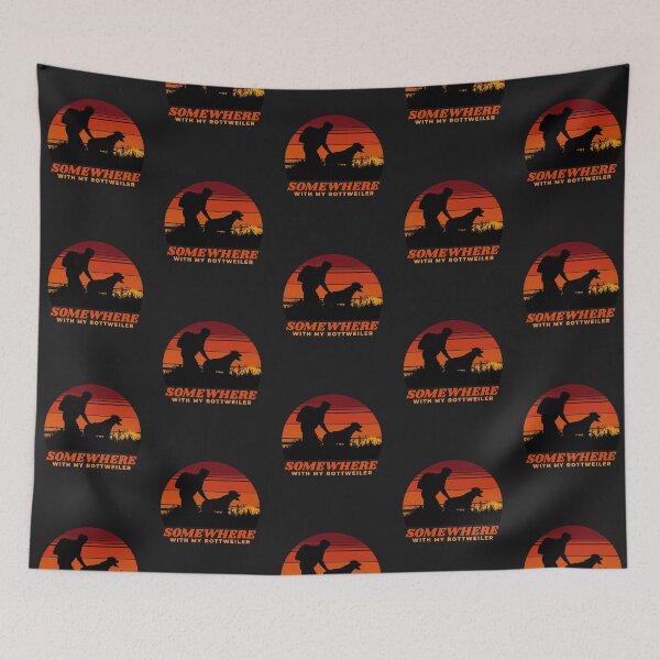 Item preview, Somewhere With My Rottweiler Mens Dog Dad Outdoor Gift  designed and sold by Guarddogdrive.