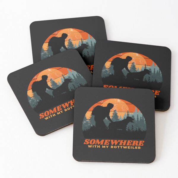 Item preview, Somewhere With My Rottweiler Mens Dog Dad Outdoor Gift  designed and sold by Guarddogdrive.