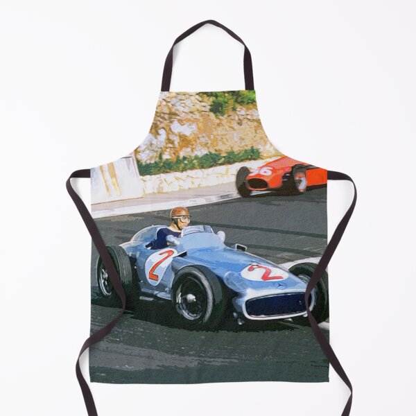Item preview, Juan Manuel Fangio racing his 1955 W196 F1 car in the most famous corner of the world designed and sold by Rodissimus1984.