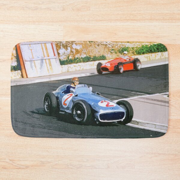 Item preview, Juan Manuel Fangio racing his 1955 W196 F1 car in the most famous corner of the world designed and sold by Rodissimus1984.