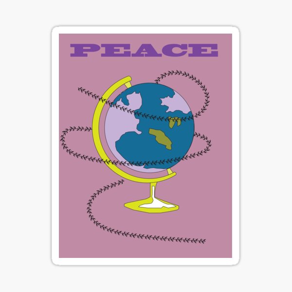 PEACE - The Globe Sticker