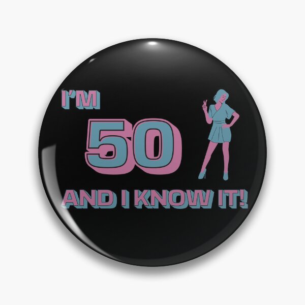 Item preview, Funny Retro Woman 50th Fifty Birthday Party Celebration Gift Idea. designed and sold by Altered Physics.