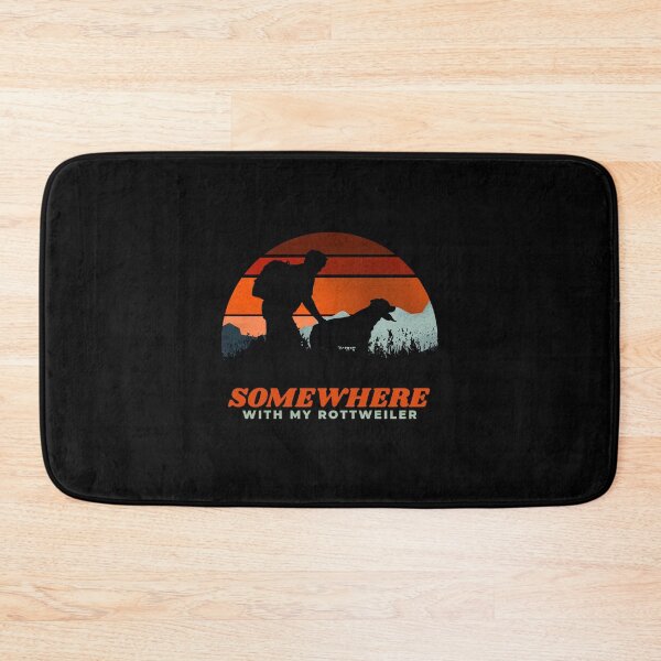 Item preview, Somewhere With My Rottweiler Mens Dog Dad Outdoor Gift  designed and sold by Guarddogdrive.