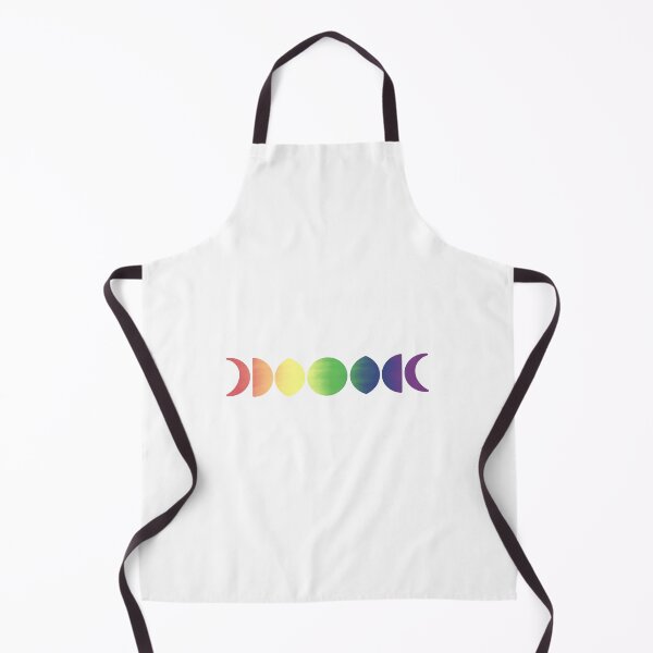 Item preview, Pride Flag Rainbow Moon Phases designed and sold by TheEclecticKat.