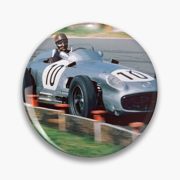 Item preview, Juan Manuel Fangio racing his 1955 W196 F1 car 2 abstract designed and sold by Rodissimus1984.