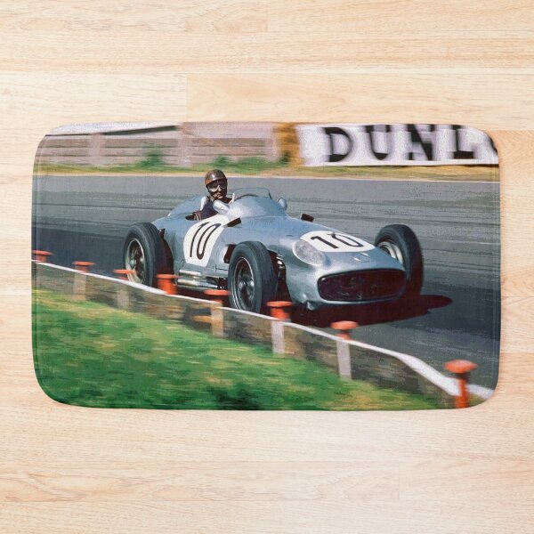 Item preview, Juan Manuel Fangio racing his 1955 W196 F1 car 2 abstract designed and sold by Rodissimus1984.