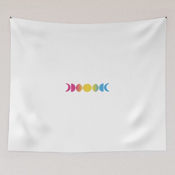 Item preview, Pansexual Pride Flag Moon Phases designed and sold by TheEclecticKat.