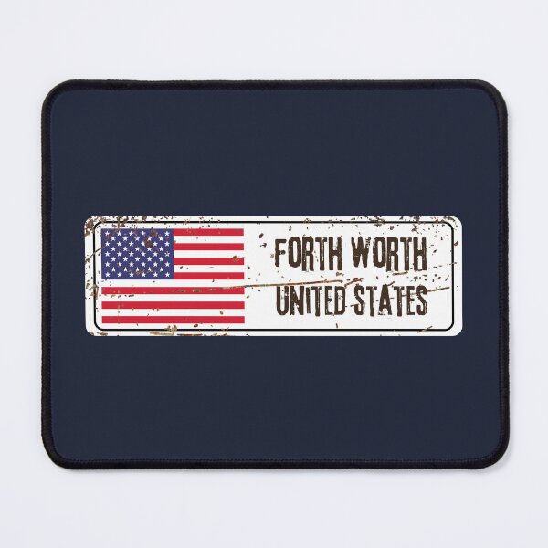 Item preview, Fort Worth USA Flag – Texas Cowtown & Western designed and sold by jeshands.