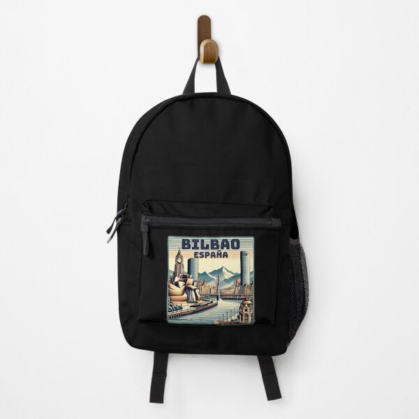 Item preview, Vintage retro Bilbao España spain Landmarks Skyline. designed and sold by Unitepeople.