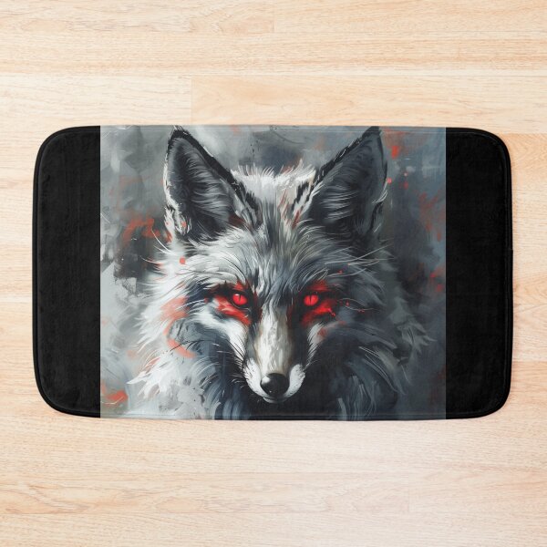Item preview, Silver Fox Red Eyes designed and sold by TheDarkStone.