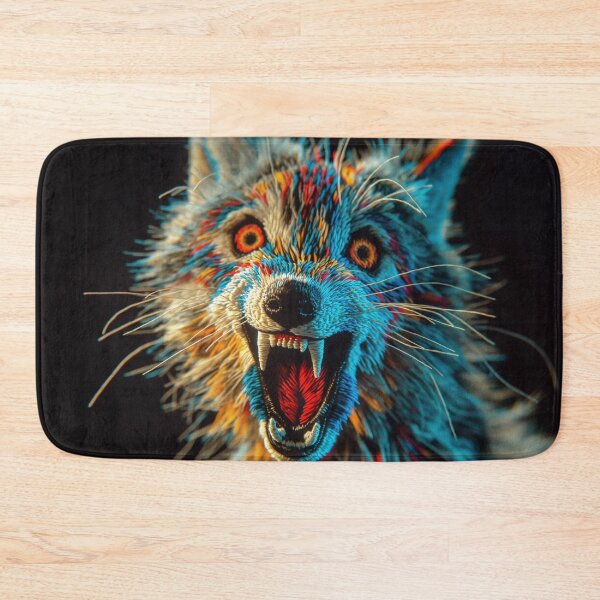 Item preview, embroidery wolf designed and sold by PricklyPeanut.