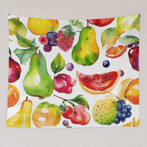 Item preview, Fruits Watercolor Pattern designed and sold by LKozerski.