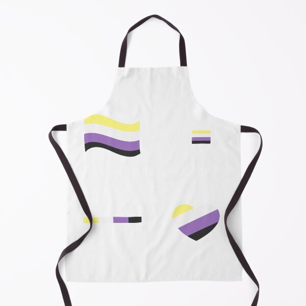 Item preview, Nonbinary Pride Flag Heart Subtle Pack Set designed and sold by TheEclecticKat.