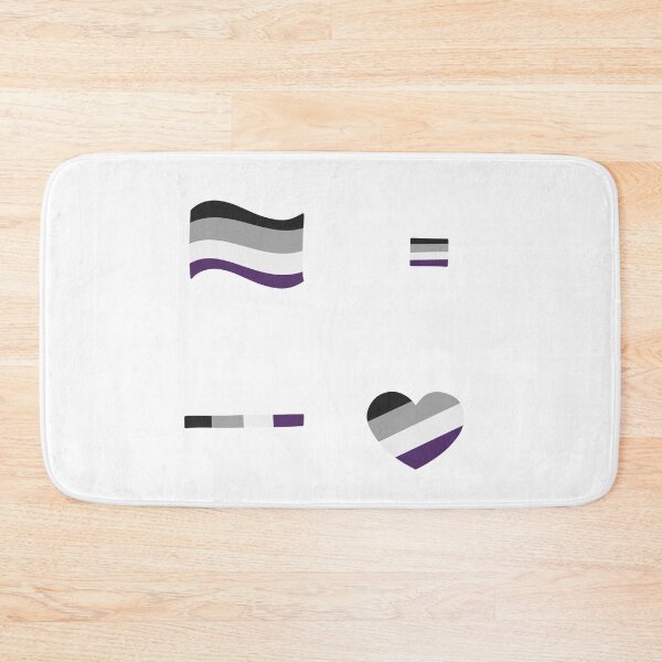 Item preview, Asexual Pride Flag Heart Subtle Pack Set designed and sold by TheEclecticKat.