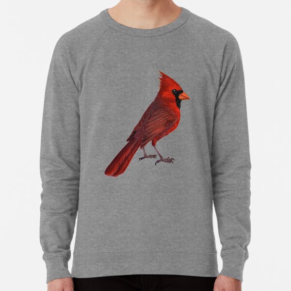 Cute Cardinal Gift For Forest Camp Trip Lightweight Sweatshirt