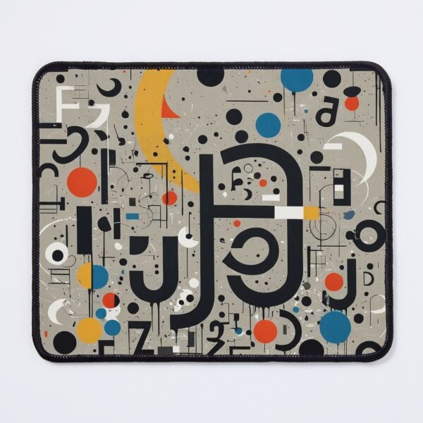 Item preview, Beautiful Abstract Art with geometric Signs, Letters and Symbols designed and sold by redask2me.