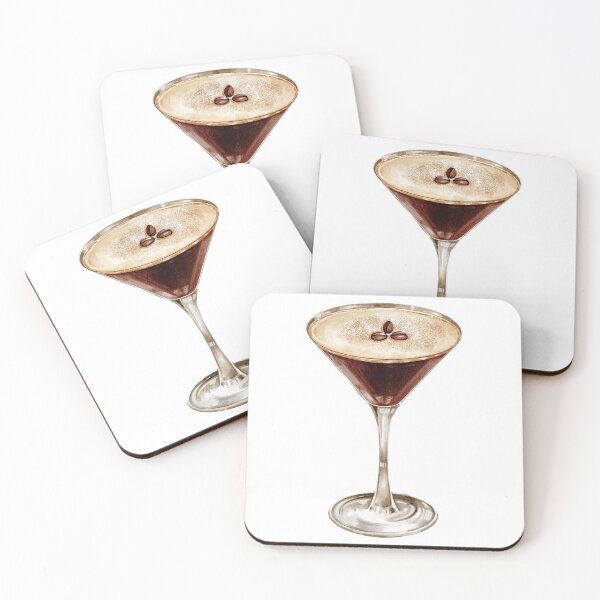 Item preview, Watercolor Espresso Martini designed and sold by earthtokarly.