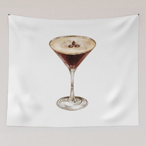 Item preview, Watercolor Espresso Martini designed and sold by earthtokarly.