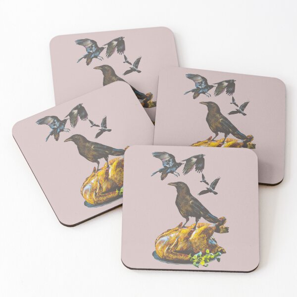 Item preview, Roast Chicken Feeders (CROWS) designed and sold by SmARTNiki.
