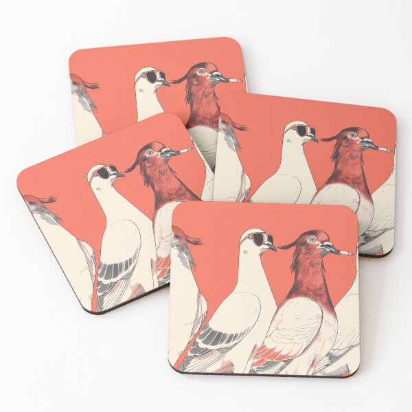 Item preview, gangster pigeons designed and sold by PricklyPeanut.