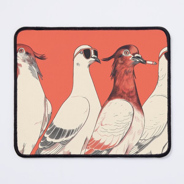 Item preview, gangster pigeons designed and sold by PricklyPeanut.