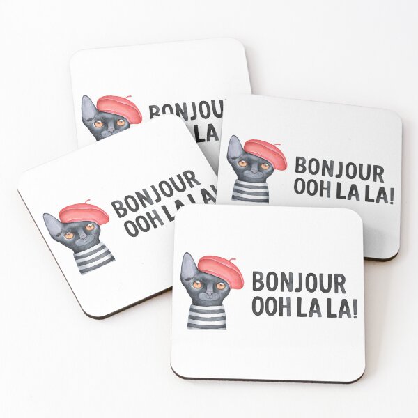 Item preview, French Cat  designed and sold by Mimi  + Kate.