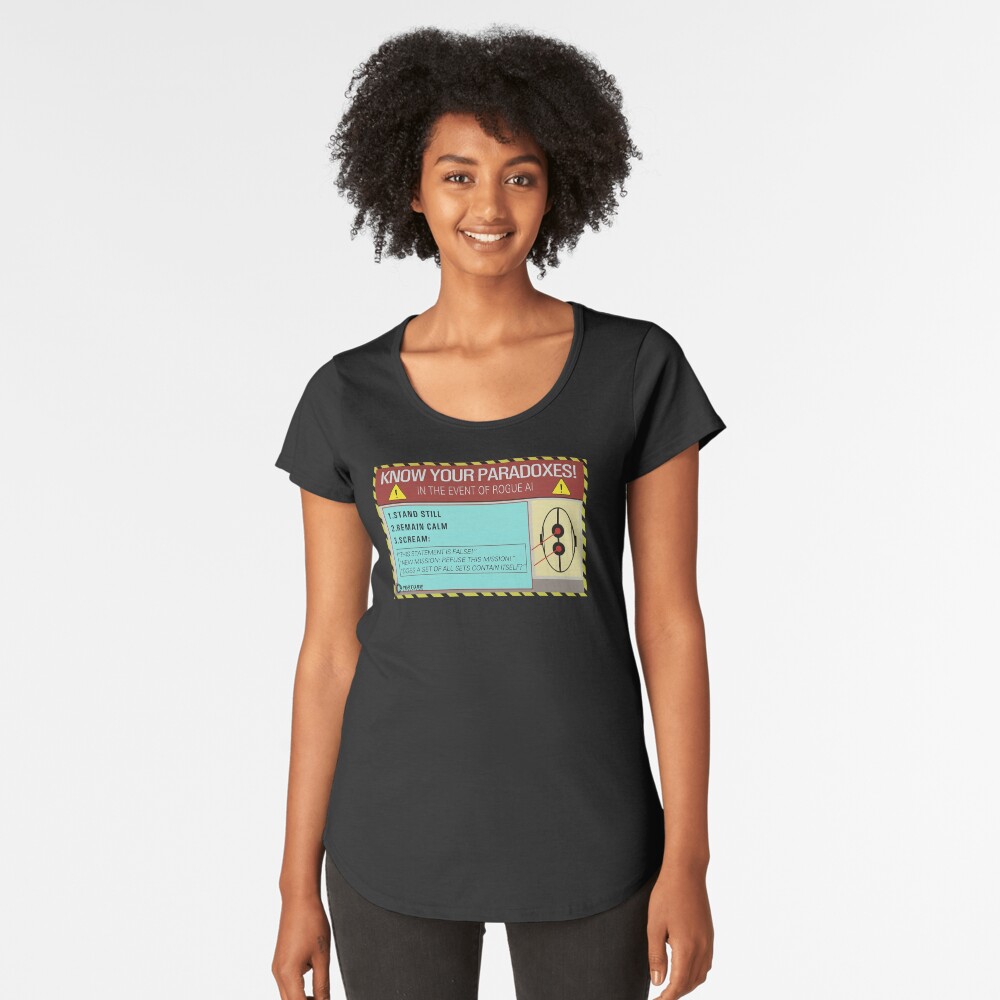 Aperçu de l'œuvre T-shirt premium échancré créée et vendue par StreetArtiist.