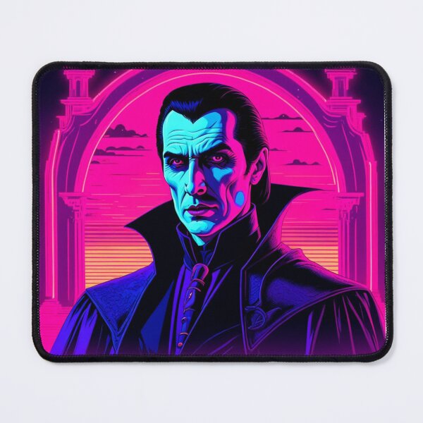 Aperçu de l'œuvre Dracula, Dracula rétro, Dracula Synthwave créée et vendue par RetroThreadedTs.