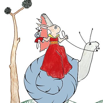 Artwork thumbnail, Noble Haress with Her Snail of Prey by Marmoset Marginalia